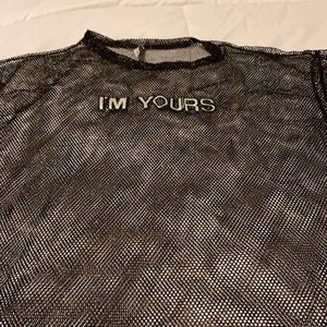 Fab’rik mesh crop top